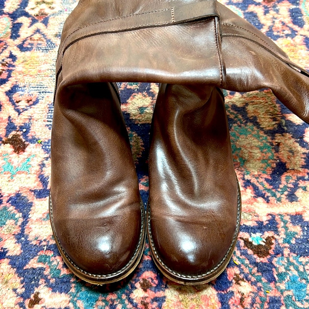 Ivylee brown leather boots, size 40